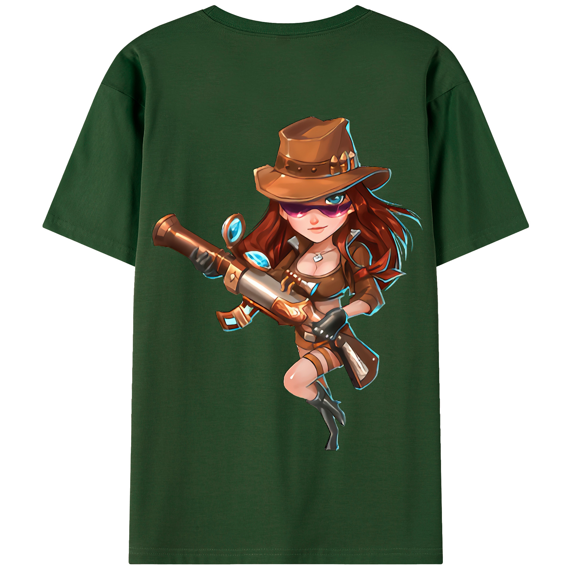 リーグ・オブ・レジェンド League of Legends LOL 綿100％半袖Tシャツ（背面プリント）